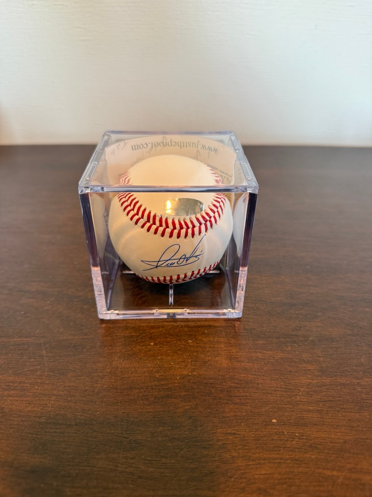 Autographed Jose Ortiz Baseball