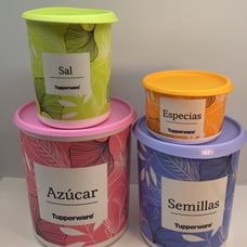 Tupperware One Touch® Reminder Canister Set of 4