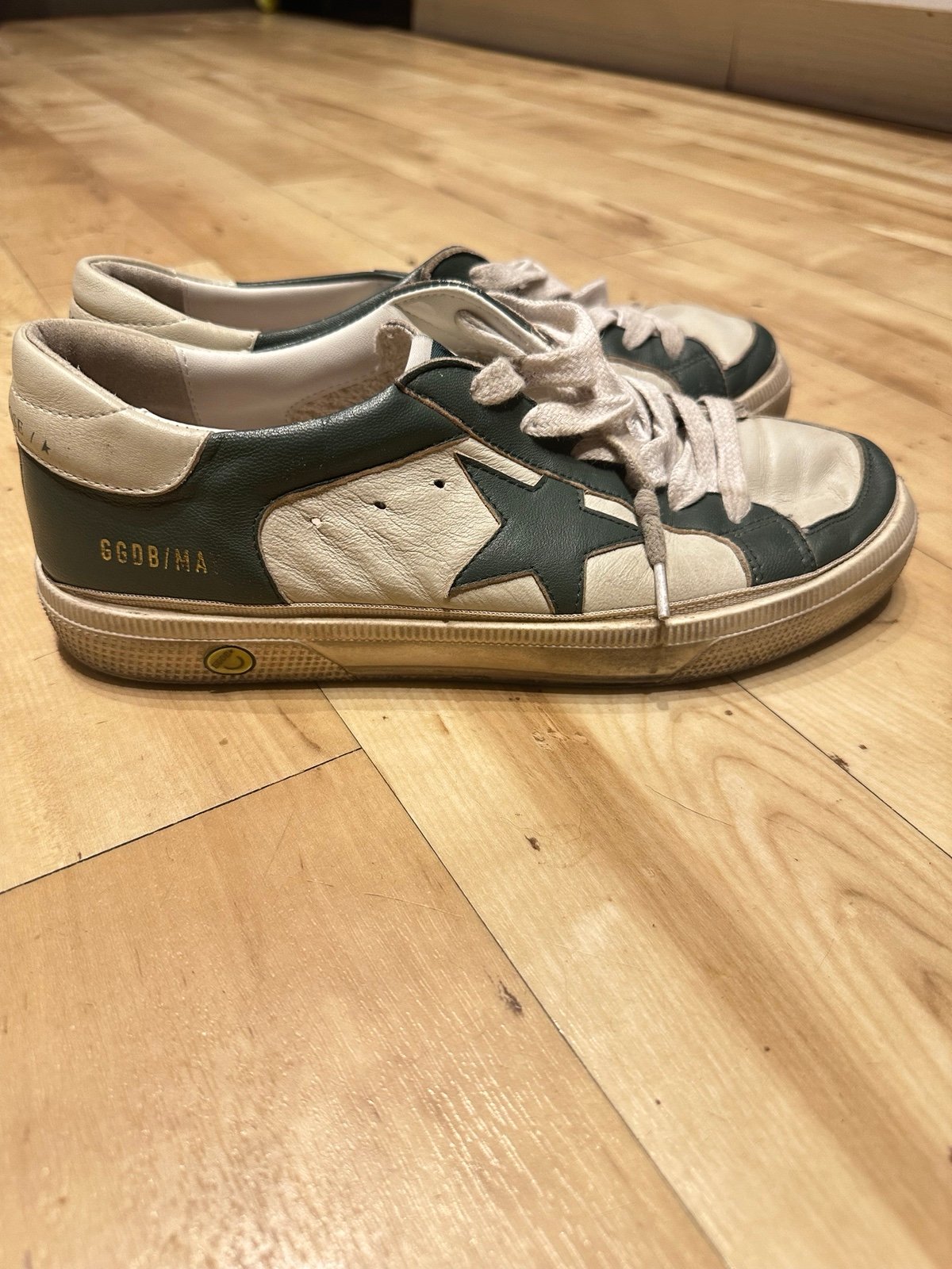 GOLDEN GOOSE | May White/green Low Trainer