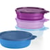 NEW Tupperware Set of 4 Impressions Microwave Reheatable Cereal Bowls