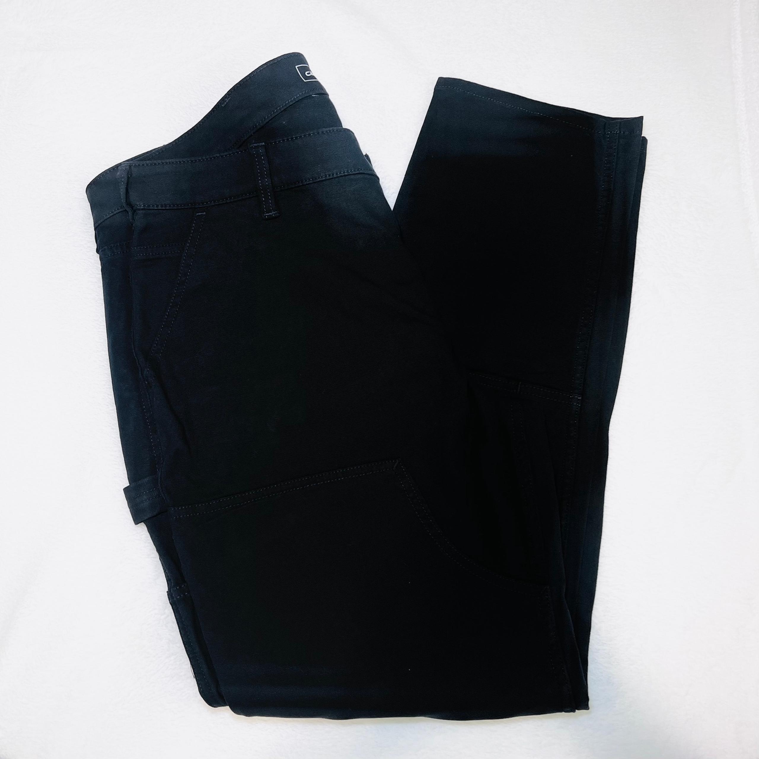Carhartt WOMEN'S DOUBLE-KNEE PANT - RELAXED FIT - RUGGED FLEX® - CANVAS - Black