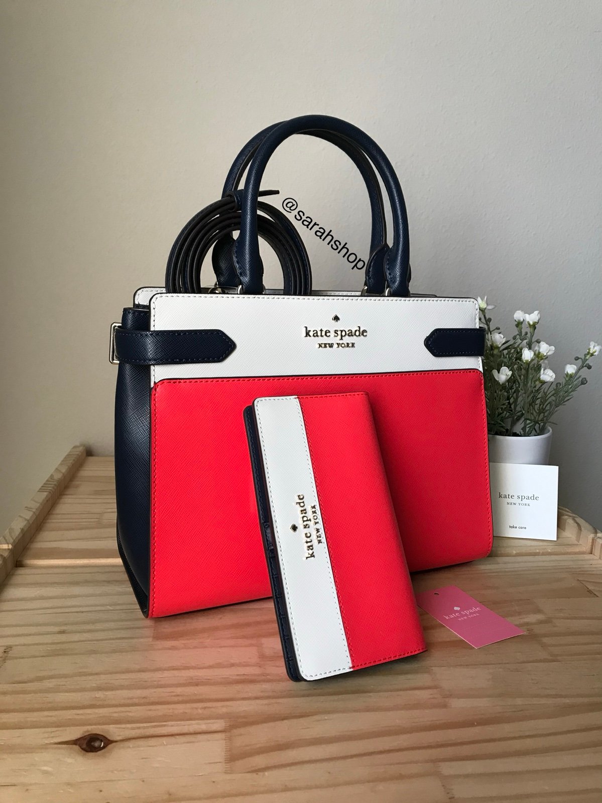 Kate Spade Staci Colorblock Medium Satchel Set