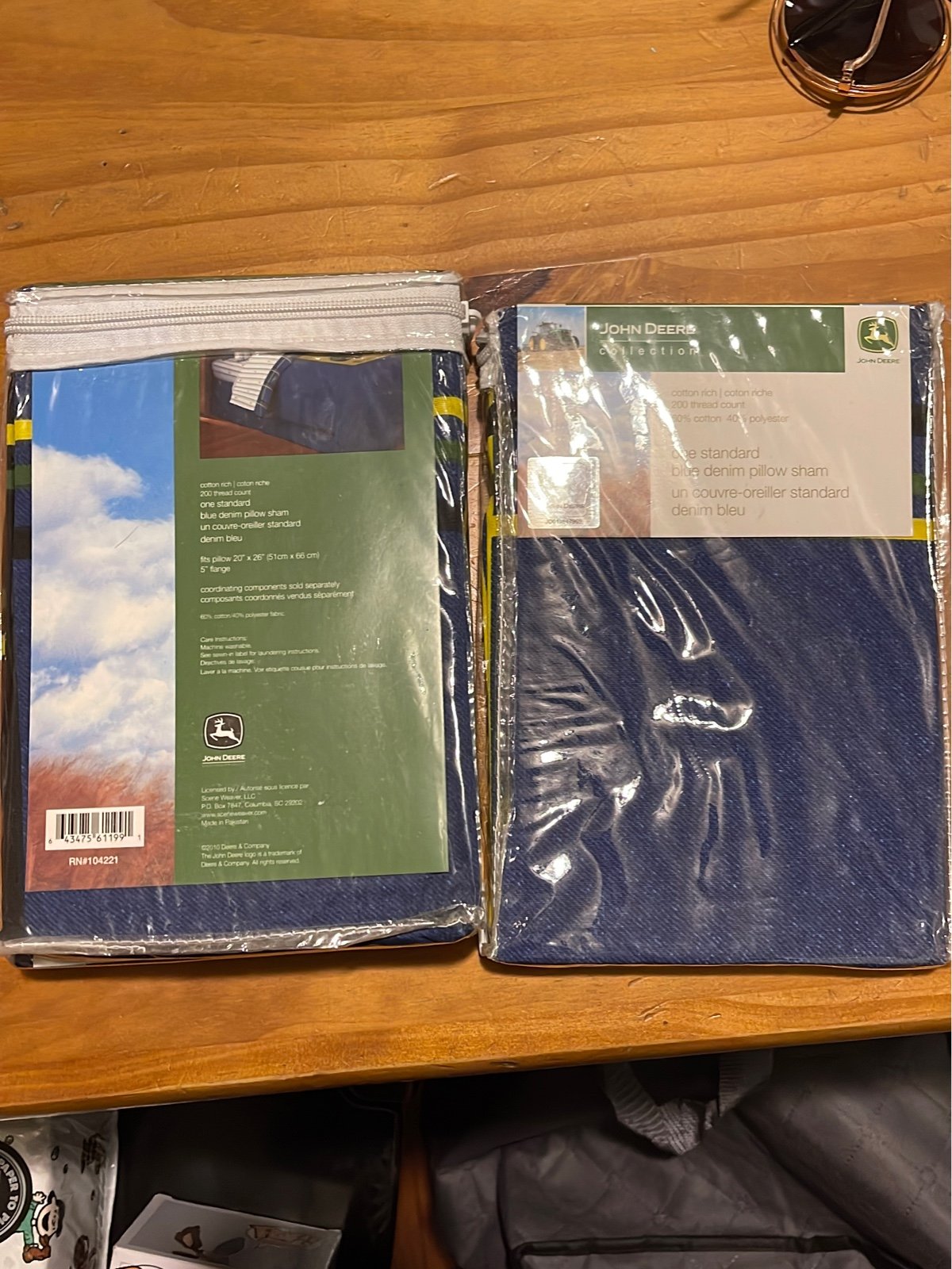 John Deere standard pillow sham
