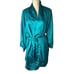 Victoria Secret Womans Gold Label Teal Robe One Size Vintage
