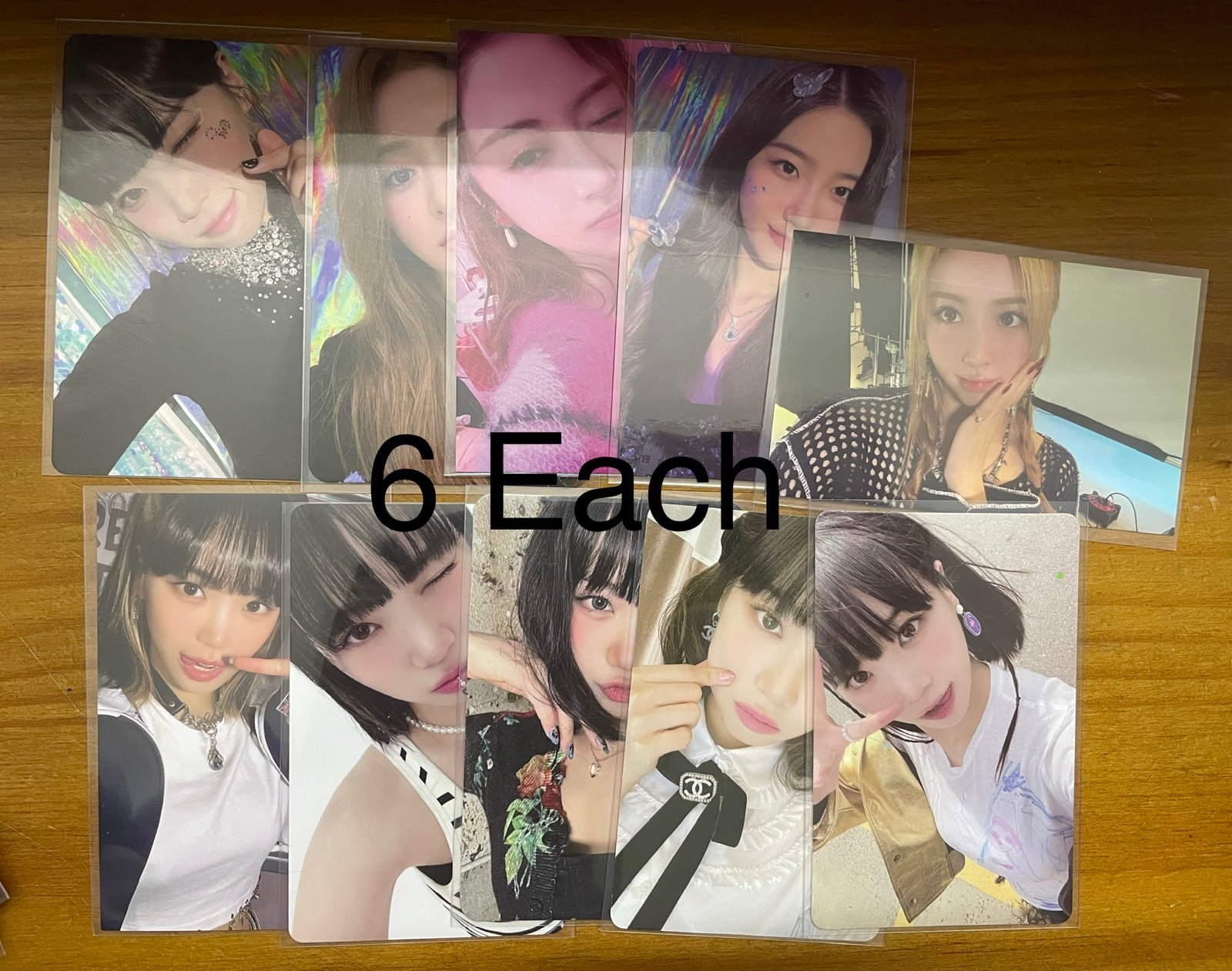 LE SSERAFIM MISCS PHOTOCARDS