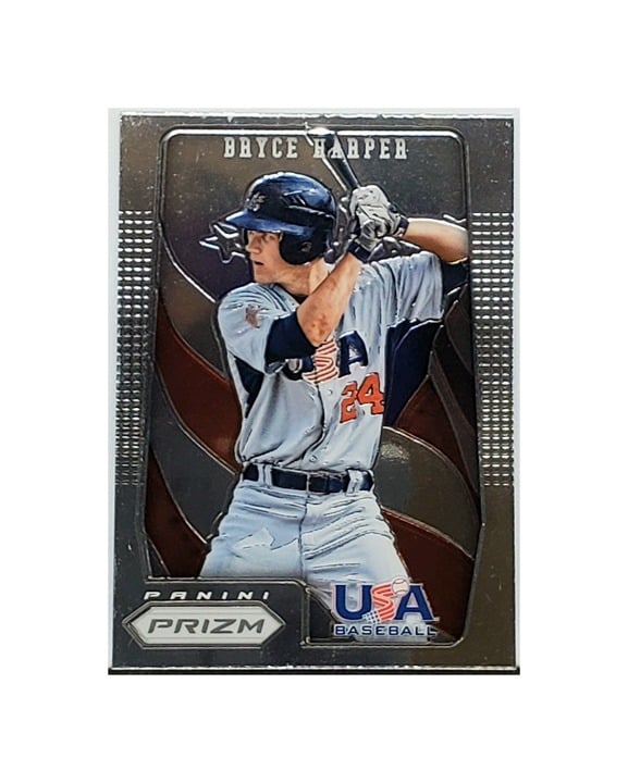BRYCE HARPER ROOKIE FOIL 2012 PANINI PRIZM #USA7 ROY, 2X MVP, "MONDO"!