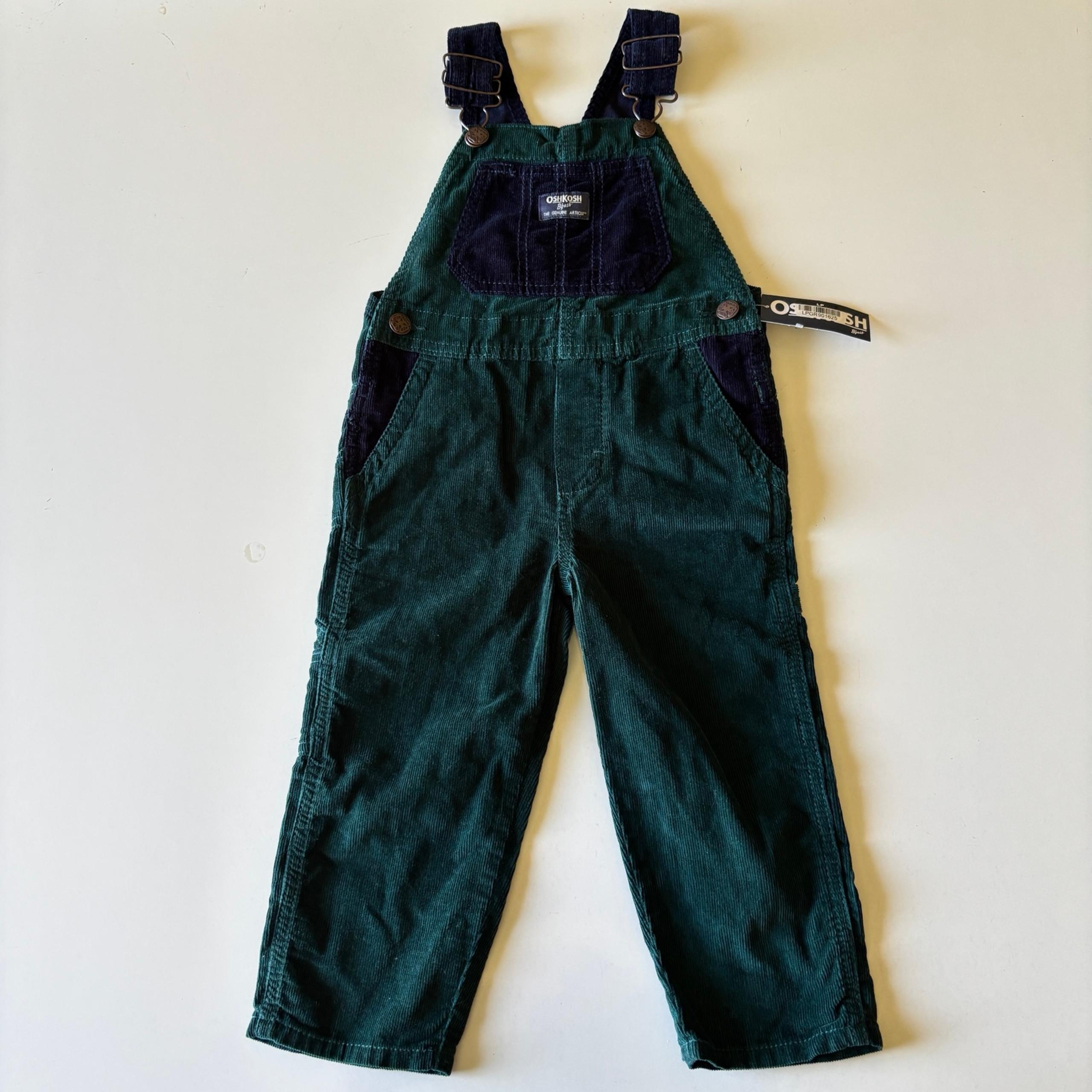 Oshkosh B’gosh Boys Navy/Green Overalls, Size 3T