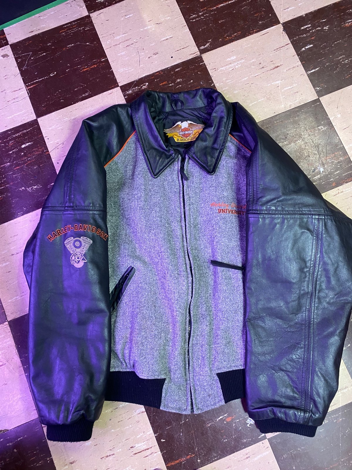 Harley Davidson Motorcycles Leather Jacket