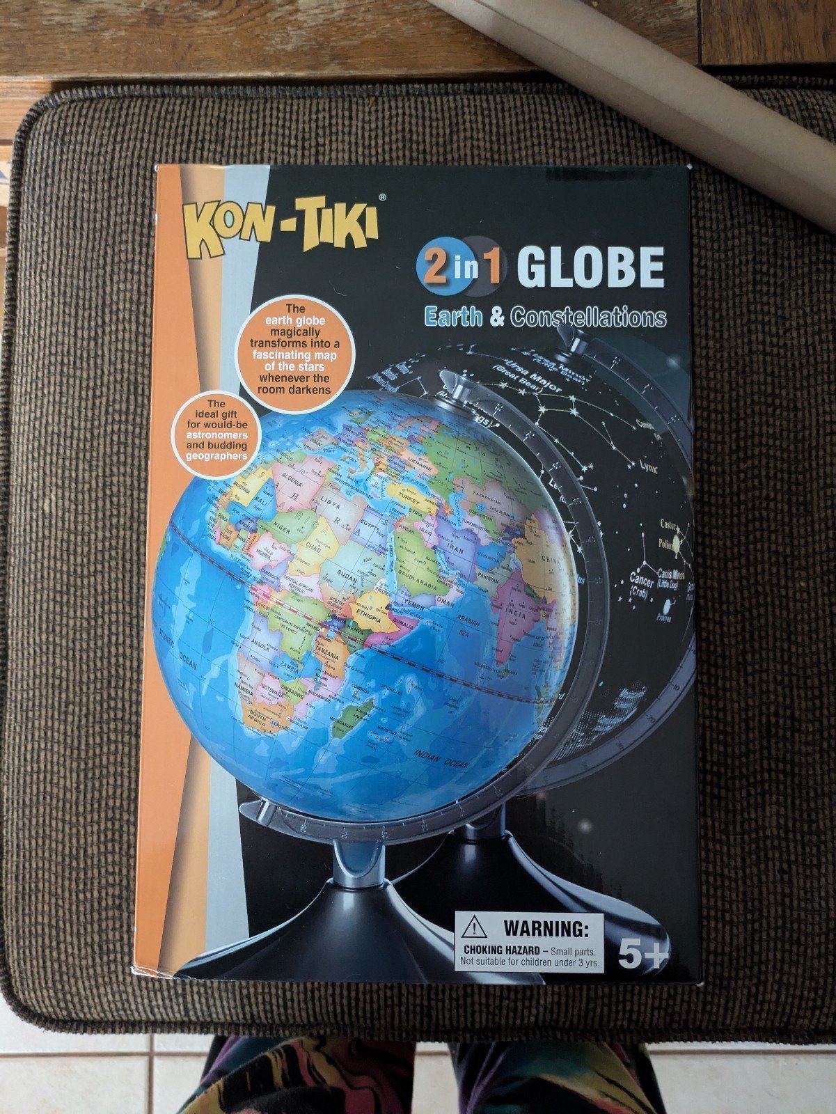 Kon-Tiki 2 in 1 Globe Earth & Constellations