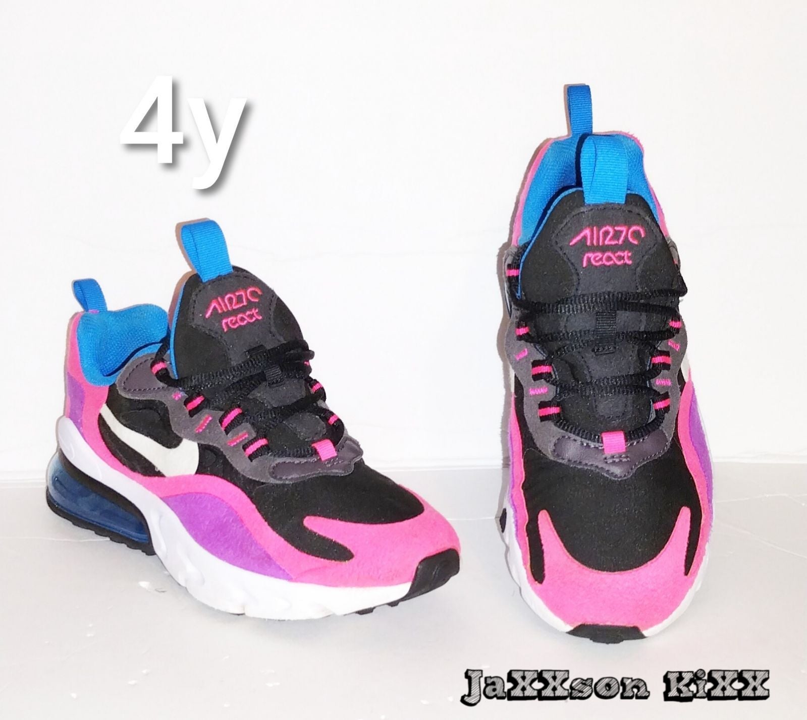 Nike Air Max 270 React. Size 4y
