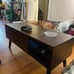 Lift Top Coffee Table with Hidden Compartment & 2 Storage Shelves - Living Room