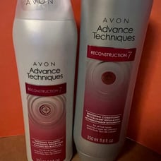 Avon Advance Techniques Reconstruction 7 Restoring Shampoo & Conditioner NEW