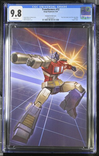 TRANSFORMERS #12 SKAN SRISUWAN OPTIMUS PRIME VIRGIN LE 300 CGC 9.8