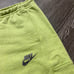 Nike Men's Essentials+ Semi-Brushed Shorts Above Knees DD7043-736 Green L NEW