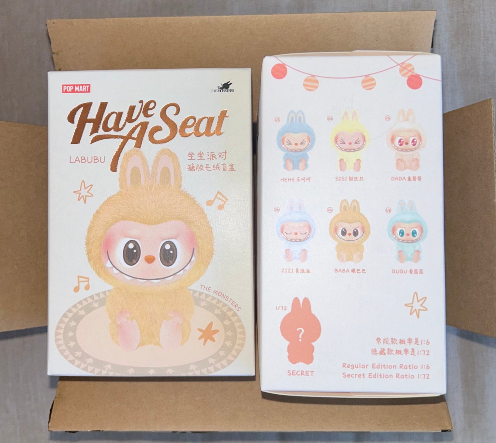 Pop Mart The Monsters Have A Seat Labubu “ZIZI” 100% Authentic Free Shipping