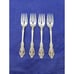 Oneida Community SILVER ARTISTRY Set 4 Salad Fork Silverplate Flatware VTG