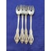 Oneida Community SILVER ARTISTRY Set 4 Salad Fork Silverplate Flatware VTG