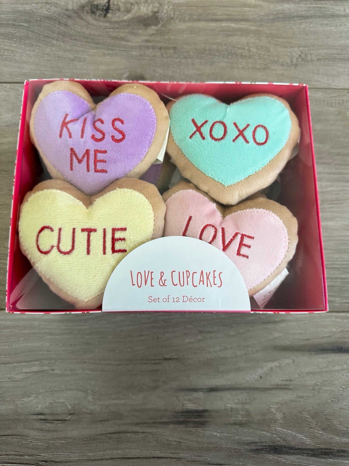 Conversation Hearts set of 12 plush