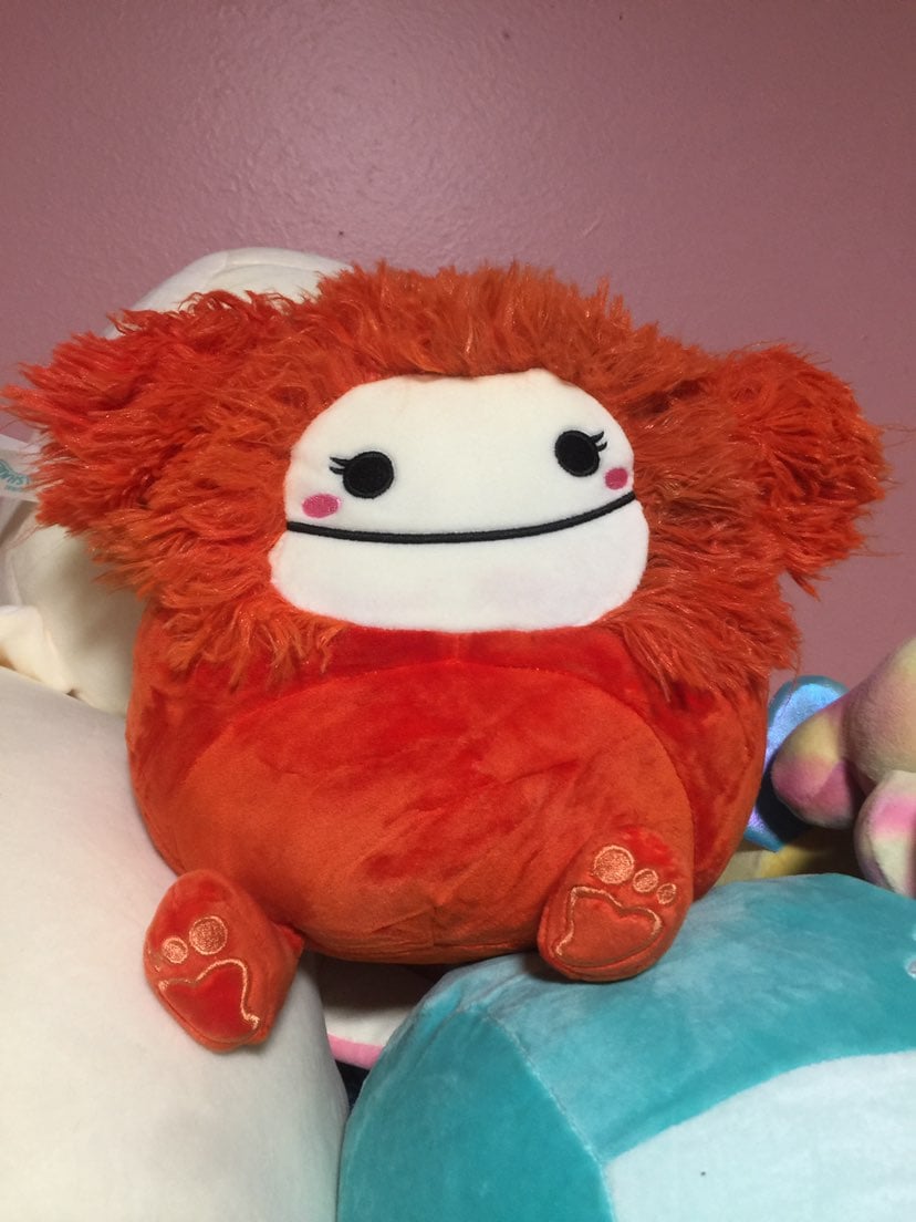8 inch orange brina the bigfoot squishmallow