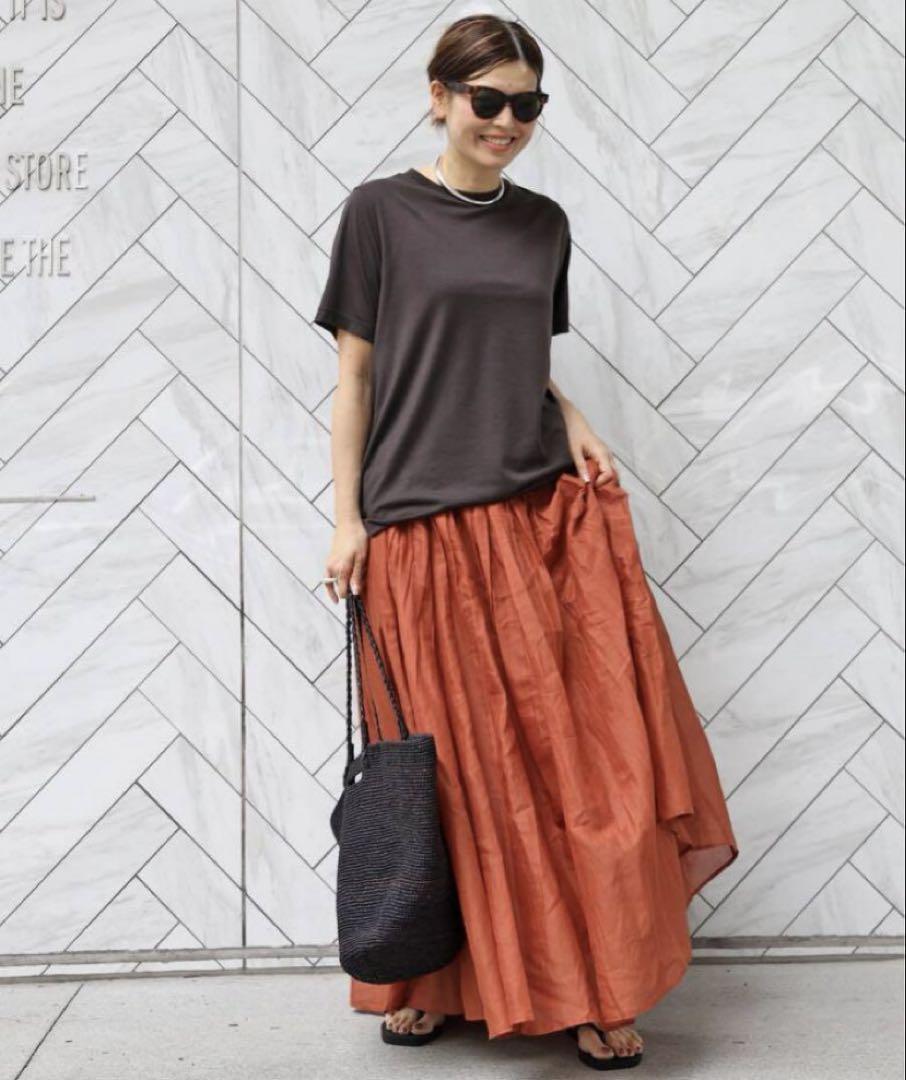 マリリンムーンTUCK TECHNIGUE SHEER SKIRT サイズ36 m57788101279_1.jpg
