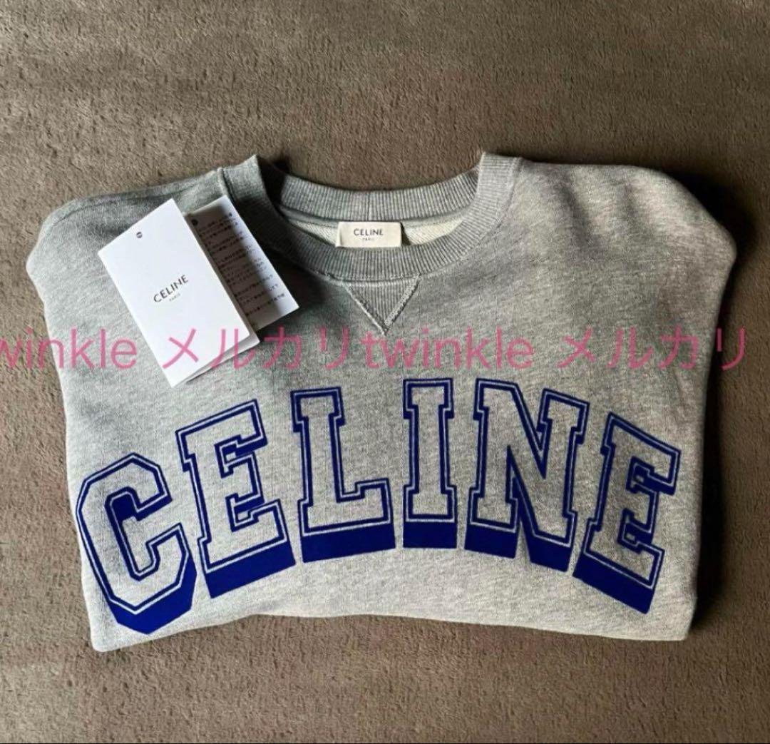 Authentic CELINE★Celine Logo Sweatshirt