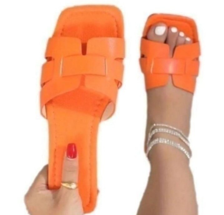 Women's non-slip flat sandal slide sz 8