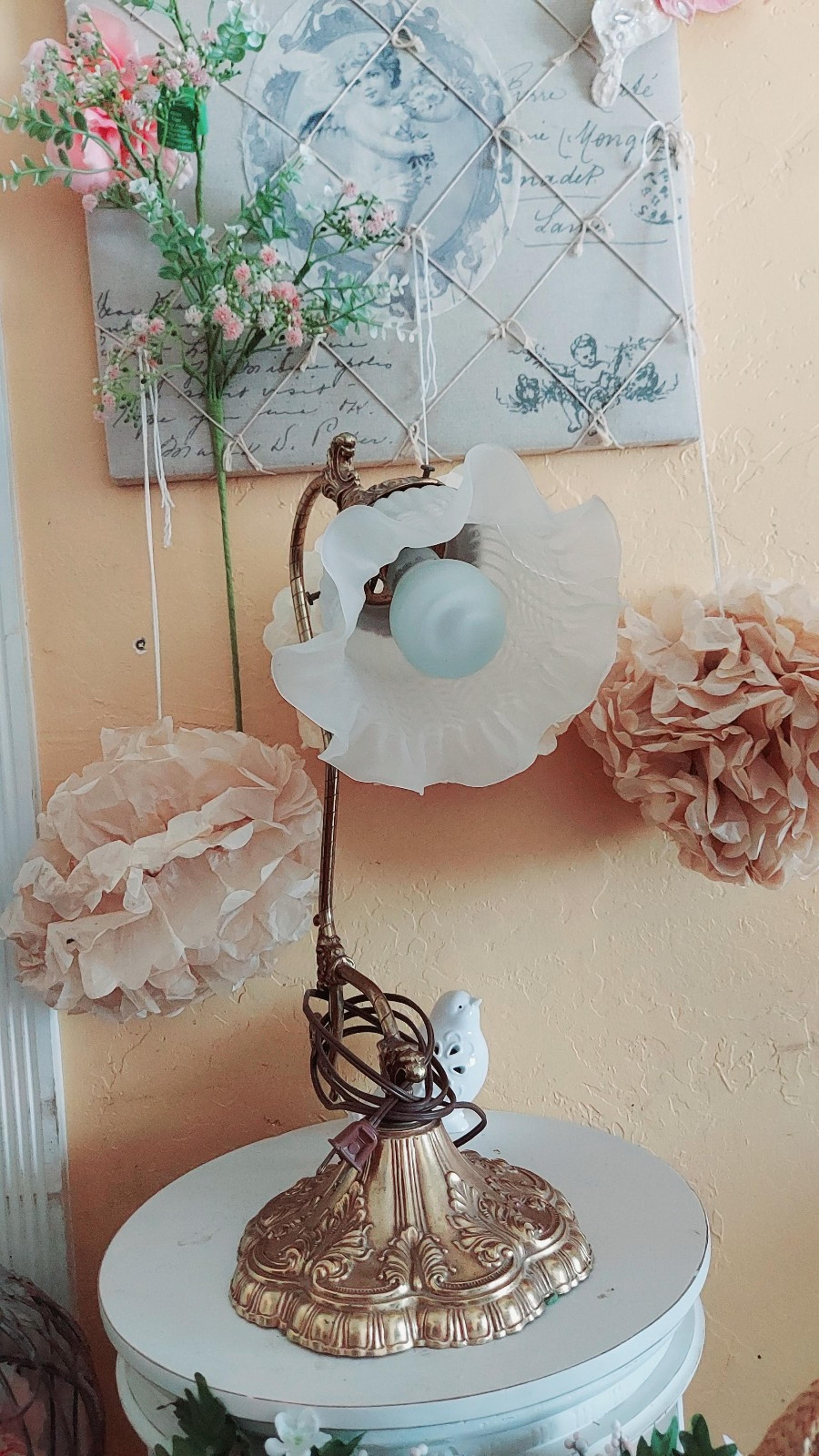 Victorian ornate Vintage-Style Art Nouveau Table Lamps
