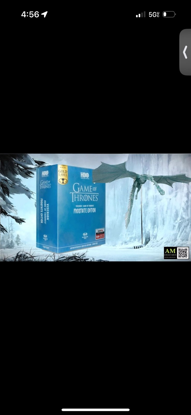 McFARLANE - Game Of Thrones Action Figure - Viserion Frostbite Lim. Edition