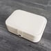 White Gold Glitter Detailed Jewelry Box