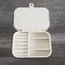 White Gold Glitter Detailed Jewelry Box