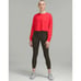 Lululemon Athletic Muscle Love Long Sleeve Shirt Motif Red Women’s Size 6
