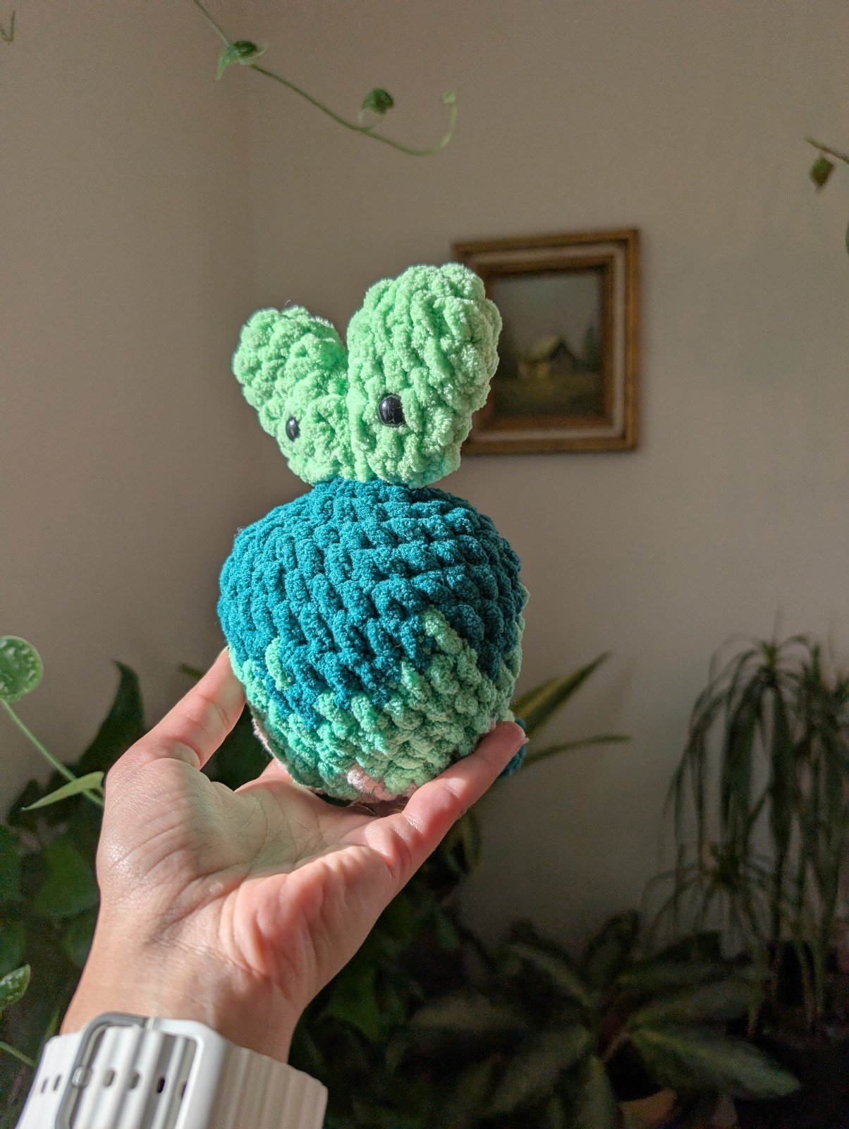 Shiny Applin Pokemon Amigurumi Crochet Handmade Stuffie