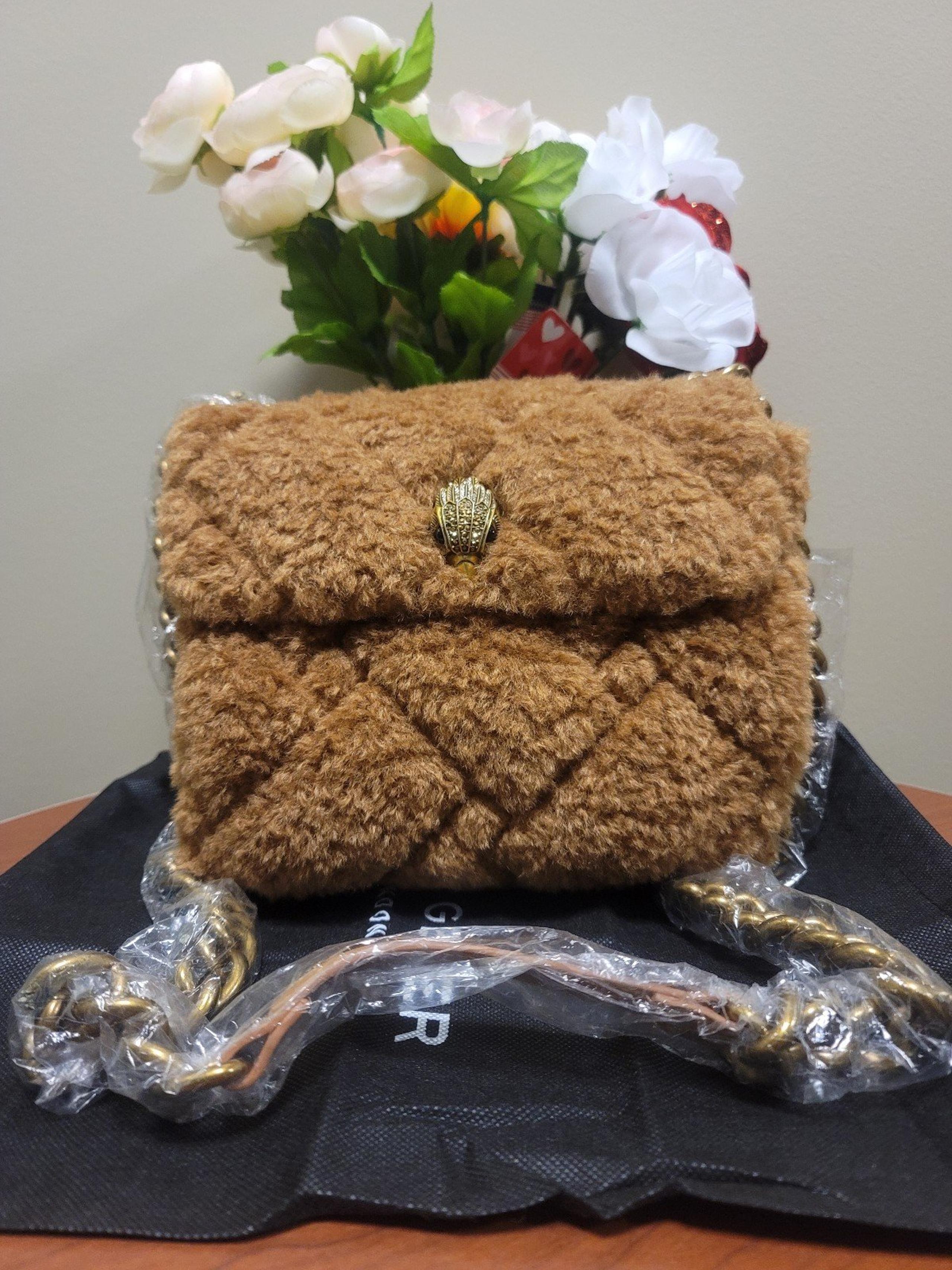 Kensington Faux Fur Crossbody Bag KURT GEIGER LONDON