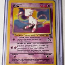 Mew Black Star Promo Pokemon 1995 Origin