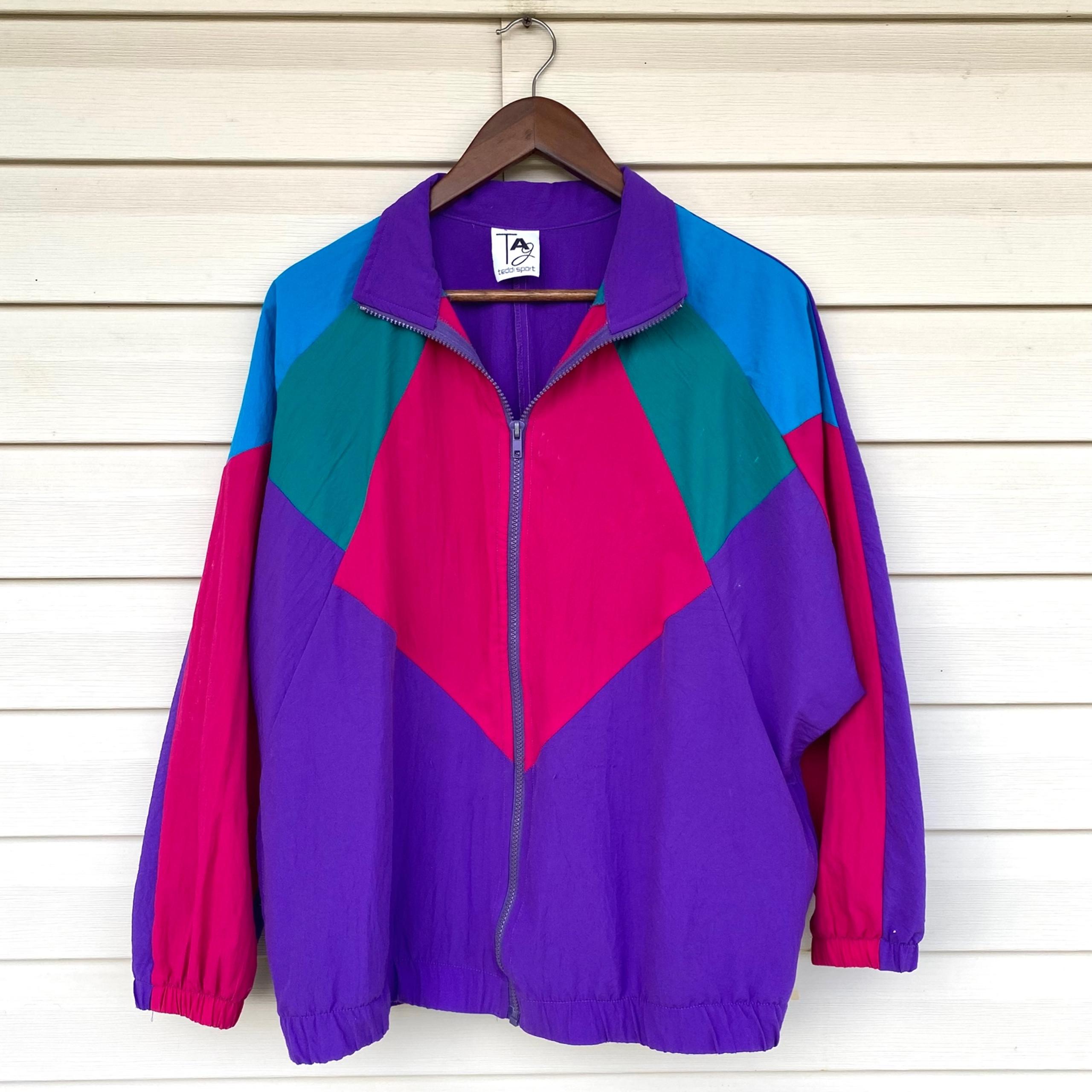 Vintage Teddi Sport Windbreaker Light Weight Large (C)