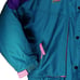 Vintage Colombia Neon Color Block Radial Sleeve Ski Jacket Teal Purple Pink Sz L