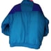 Vintage Colombia Neon Color Block Radial Sleeve Ski Jacket Teal Purple Pink Sz L