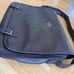 VTG Walt Disney World Large Brown Faux Leather Classic Logo Pin Trading Bag