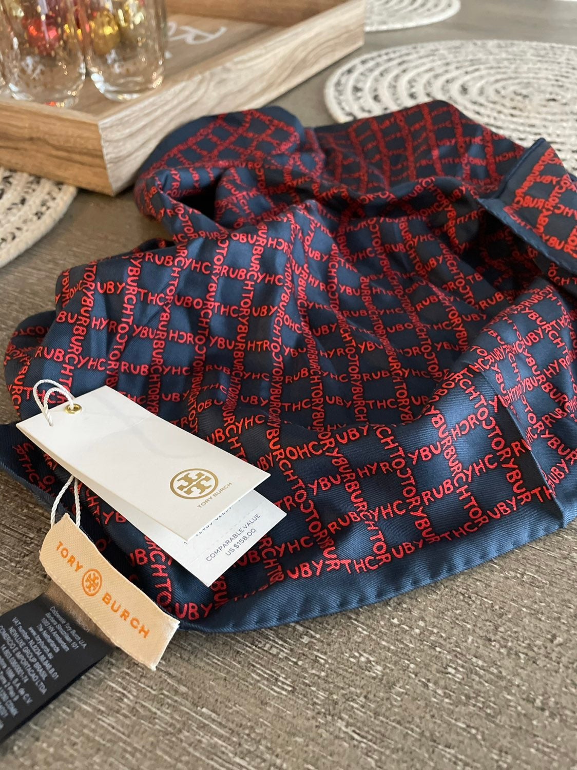 NWT Tory Burch Silk scarf