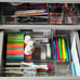 WOWBOX 25 PCS Clear Plastic Drawer Organizer Set, 4 Sizes Desk Drawer Divider Or