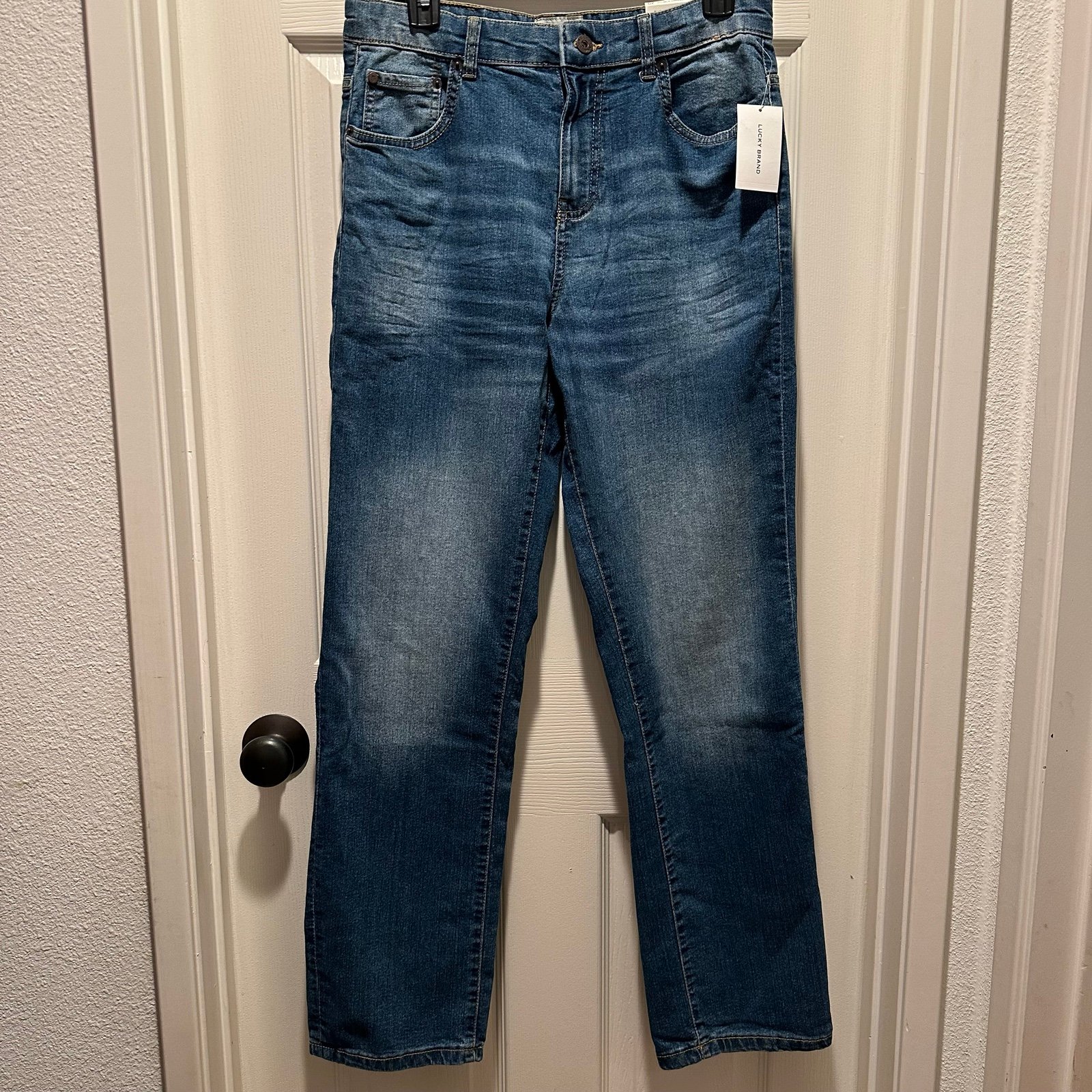 Lucky Brand Boys Classic Straight Stretch Denim Jeans Size 20