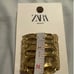 ZARA Rigid Metal Cuff Bracelet Textured Design