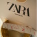 ZARA Rigid Metal Cuff Bracelet Textured Design