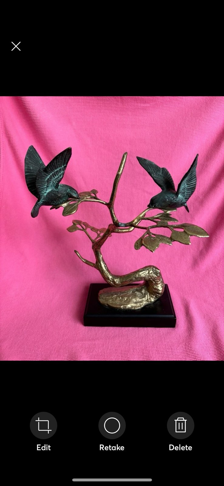 Vintage Brass Bird Statue Frederick Cooper Chicago
