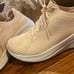 SKECHERS Slip In Memory Foam Air Cooled Natural Sneakers Comfort Shoes Womens