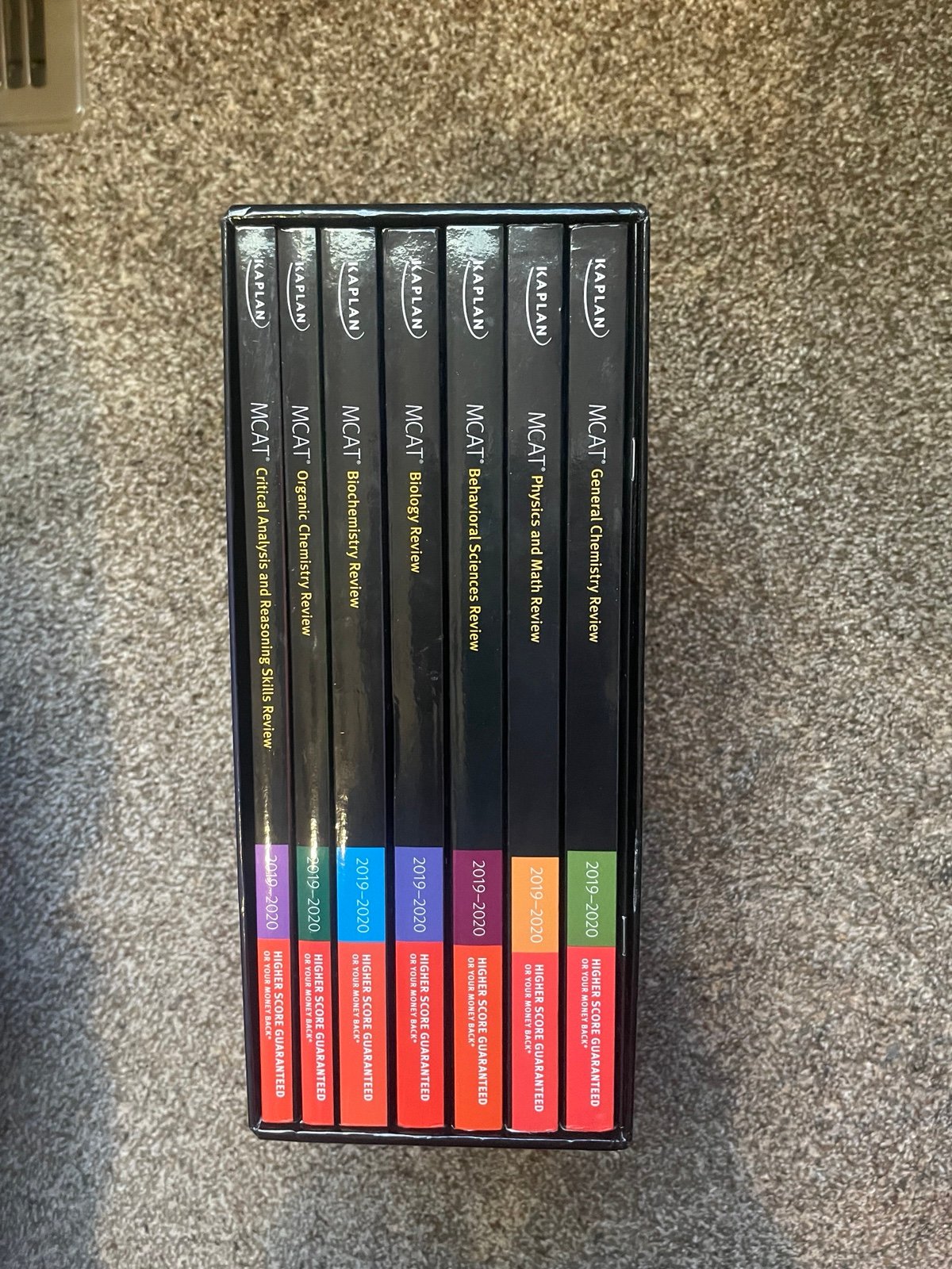Kaplan MCAT Complete 7-Book Subject Review 2019-2020