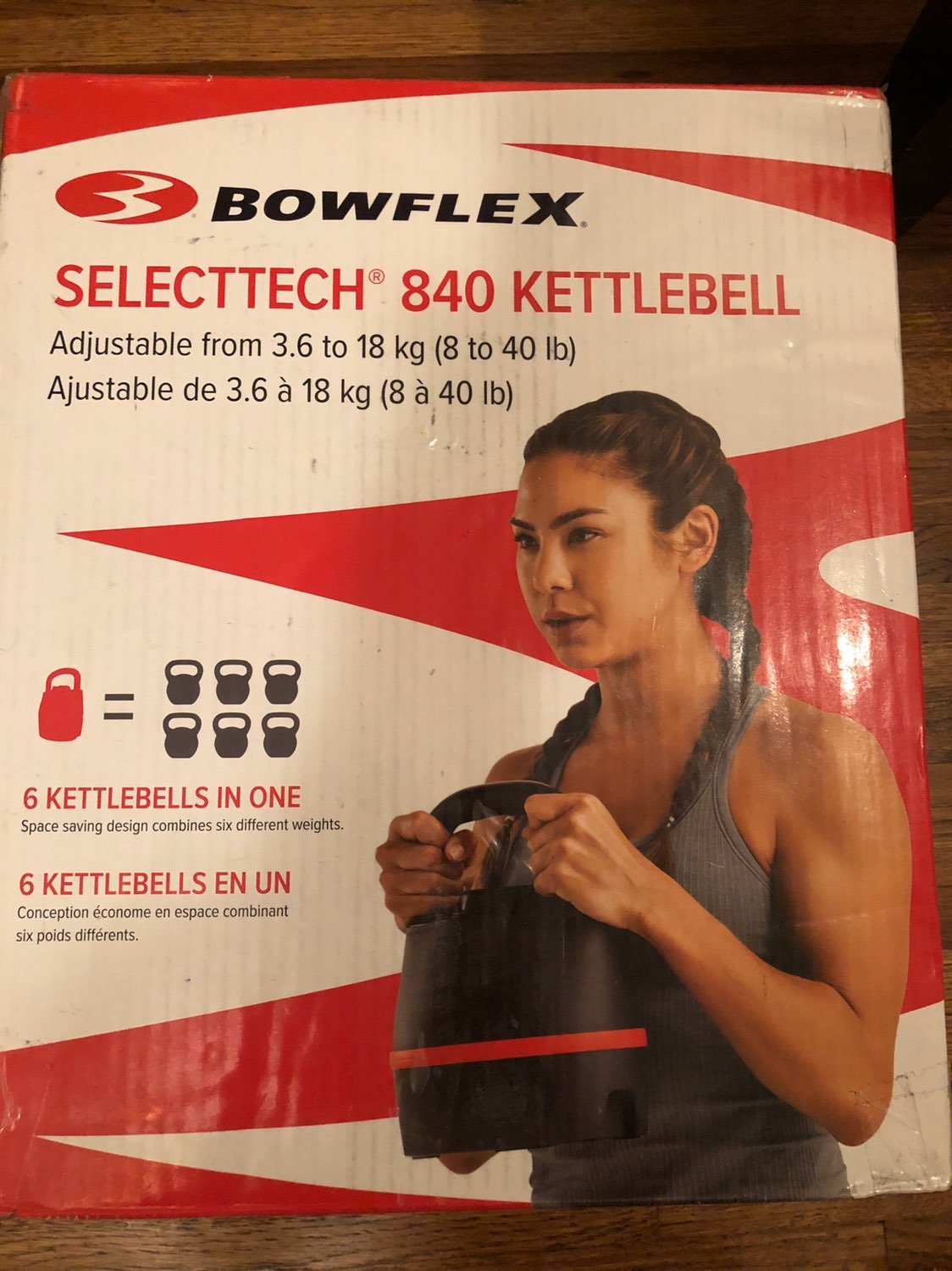 Bowflex Adjustable Kettlebell 8-40lbs