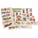 Ultimate scrapbook supply lot stickers, cut-outs, paper, frames, rub-on transfer