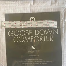 Hotel collection goose down light weight comforter
