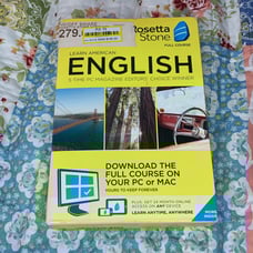 New ROSETTA STONE English Language Guide Learning Yellow PC Mac Online NIB